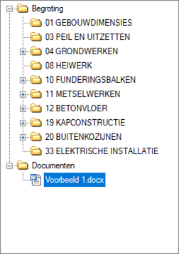 Word-documenten in Structuur