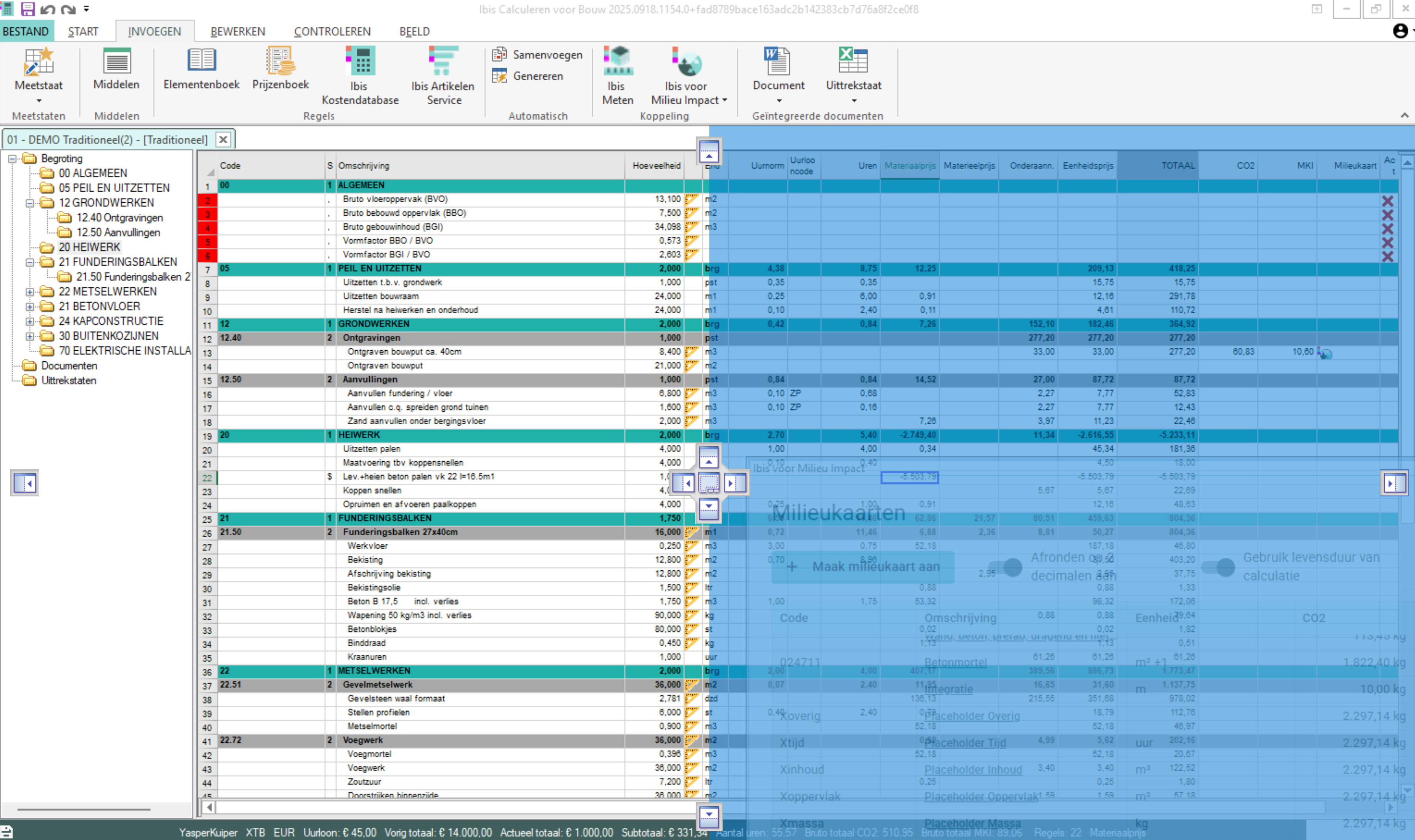 IVMI binnen Ibis Calculeren voor Bouw en Installatietechniek 2