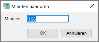 MinutenNaarUren
